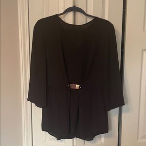 Zara M Elegant Black Women's Top